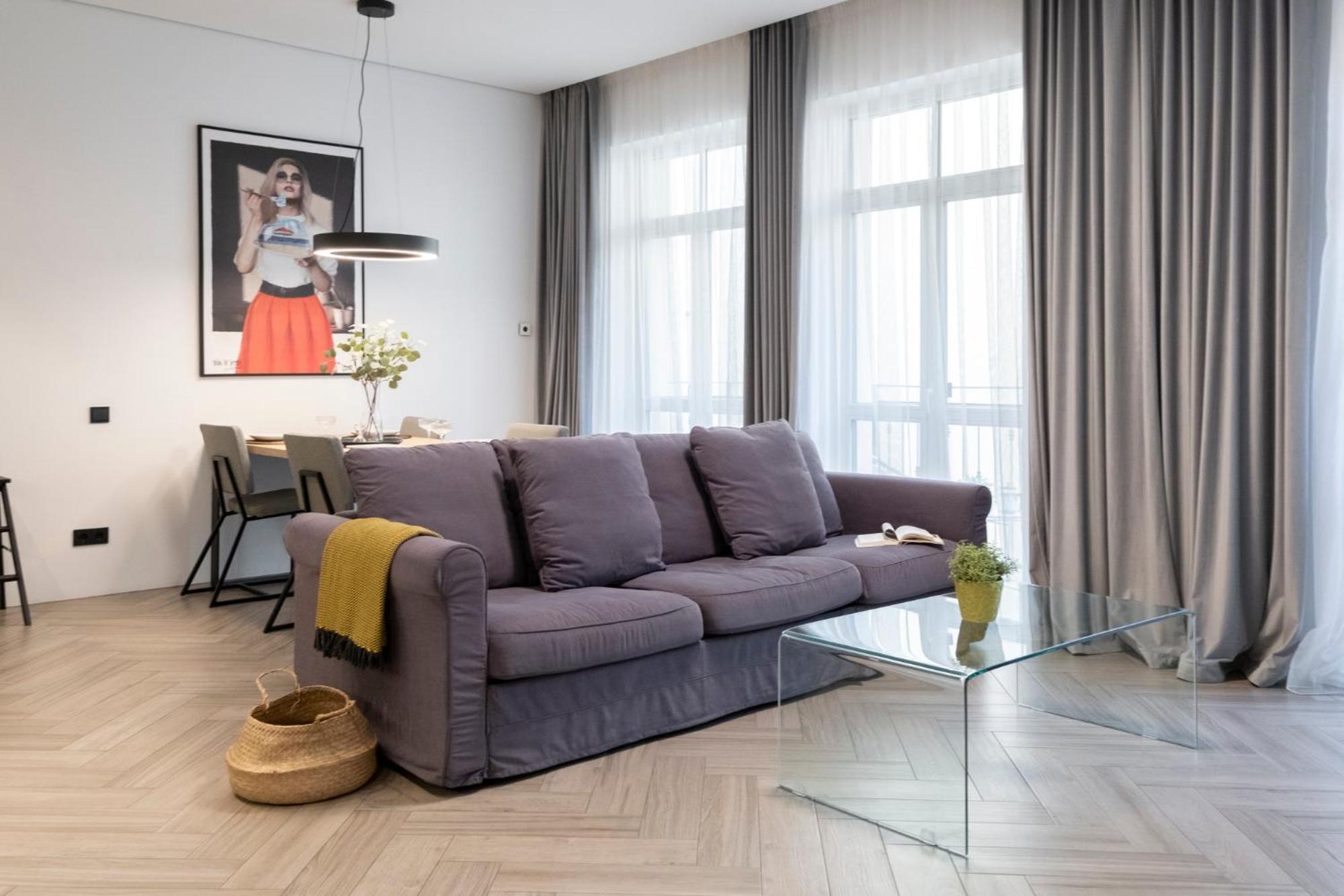 Cohost I Oldtown 60M2 Apt W-Garage Parking, Balcony & Self Check-In VNO Esterno foto